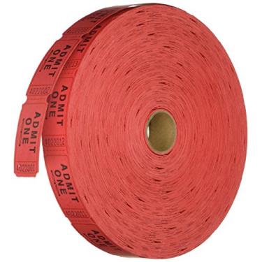 Imagem de PREMIER SOUTHERN TICKET Rolo de bilhete único, vermelho