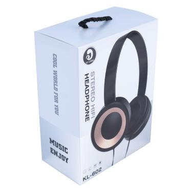 Imagem de Fone de Ouvido com Fio e Microfone KL602 Vermelho - Kulang