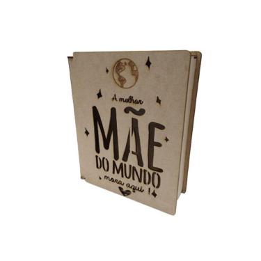 Imagem de Caixa A Melhor Mãe Do Mundo Mora Aqui - Mdf