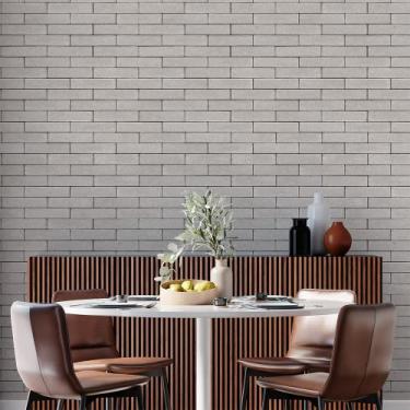 Imagem de Papel de Parede Adesivo Autocolante Tijolo Concreto