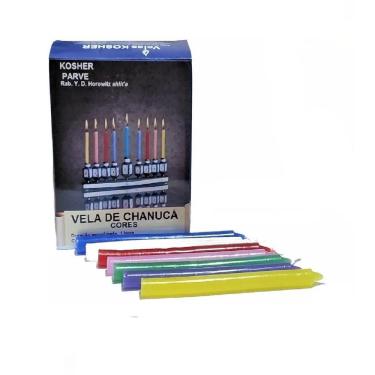 Imagem de Velas Para Menorá Chanuká Candelabro Com 44 Unid