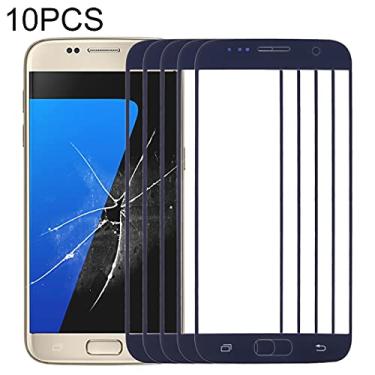 Imagem de HUANGYUNCHAO Acessórios telefônicos 10 PCS Front Screen Exterter Lente para Samsung Galaxy S7 / G930 Substituição do telefone celular
