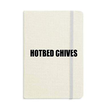 Imagem de Caderno de cebolinhas vegetais capa dura diário clássico A5 presente