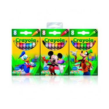 Imagem de Giz De Cera 24 Unidades Mickey Mouse Pack - Crayola