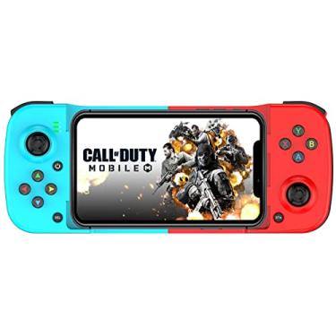 Imagem de Controlador de jogo sem fio para iPhone, Android, PC, joystick de gamepad móvel ADITAM Bluetooth para iPhone 14/13/12/11, Samsung, Xiaomi, Huawei, Realme, Motorola, com botão programável M1/M2 -