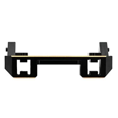 Imagem de Chusui Contrapeso de montagem de pára-choque dianteiro de liga de alumínio, substituição para carro de esteira de controle remoto RGT EX86190 EX 86190 LC76 1/10