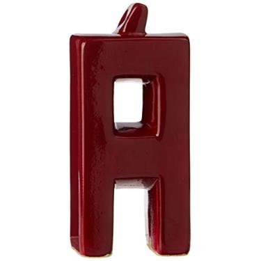 Imagem de Letra Á Decorativa Com Acento Ceramicas Pegorin Marsala