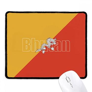 Imagem de Mousepad com nome da bandeira do país, borda costurada, tapete de borracha para jogos