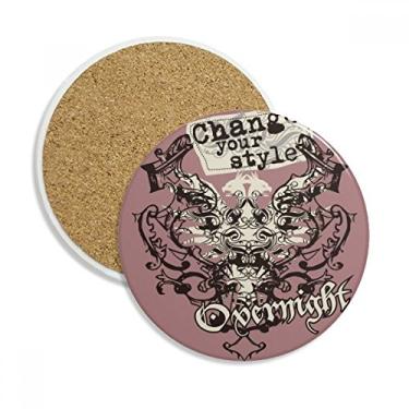 Imagem de Caneca de porta-copos Graffiti Street Culture Change Your Style com proteção de mesa, pedra absorvente