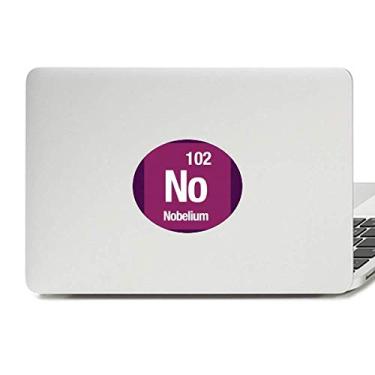 Imagem de Adesivo para laptop NO Nobelium elemento químico Quem vinil Emblema gráfico decalque para notebook