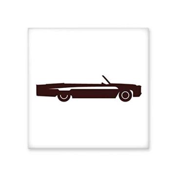 Imagem de Decalque de azulejo de cerâmica preto geométrico clássico contorno de carros brilhante pedra adornada tijolo vitrificado