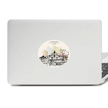 Imagem de A Little Hub in Chengdu da China Vinil Emblema Gráfico Laptop Adesivo Notebook Decalque