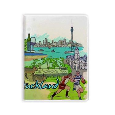 Imagem de Diário de capa macia para caderno City Football Red Wine Auckland