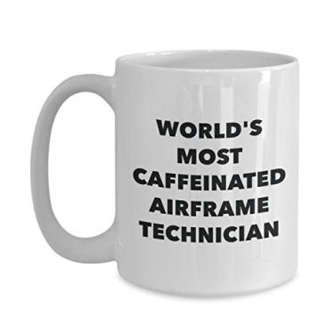 Imagem de Caneca Técnica de Airframe World's Most Caffeinated – Chá Divertido Cacau – Ideia de Presente de Aniversário e Natal