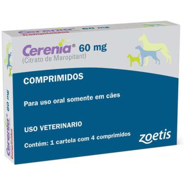 Imagem de Antiemético Zoetis Cerenia de 4 Comprimidos - 60 mg