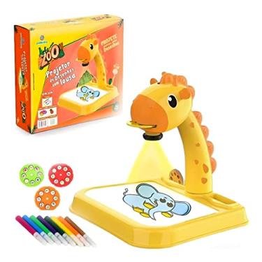 Imagem de Mesa De Desenho Com Pintura De Projeção Infantil, Mesa De Aprendizagem Infantil Com Projetor Inteligente, Projetor De Desenho Musical Educativo Para Crianças E Meninos E Meninas
