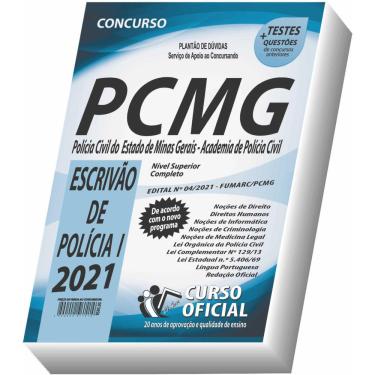 Imagem de Apostila Pc Mg - Polícia Civil Mg - Escrivão De Polícia I