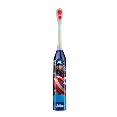 Imagem de Escova Dental Elétrica Infantil - Kids Health Pro Capitão América Marvel Multilaser Saúde - HC089
