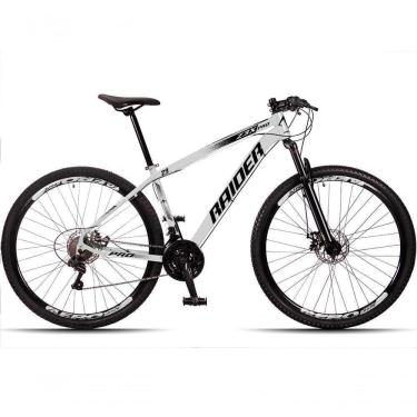 Imagem de Bicicleta Aro 29 Raider Z3x 24 Vel Câmbio Traseiro Shimano Freio A Disco Bike Mtb Alumínio Branco+preto