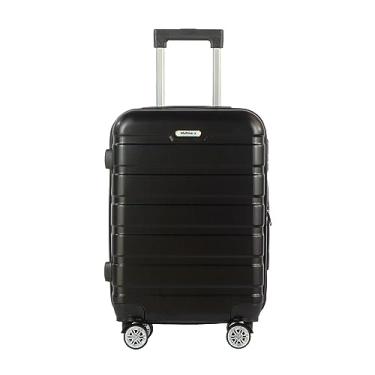 Imagem de Mala de Viagem de Bordo Pequena 10Kg em ABS Rodinhas 360º Multmaxx (Preta)