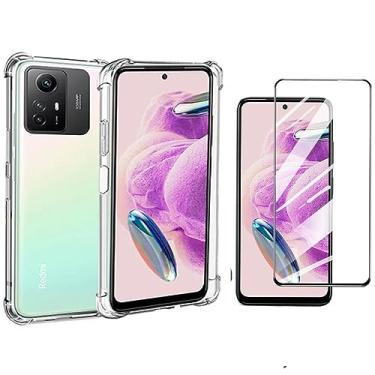 Imagem de Capa Capinha Case + Película 3D vidro Para Xiaomi Redmi Note 12s - Phone Palace