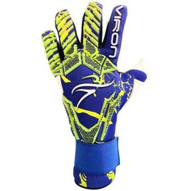 Imagem de Luva De Goleiro Viron Spirit Azul/Verde