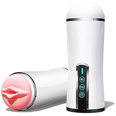 Imagem de Brinquedo Automático de Masturbação Mensal, com 10 Modos de Vibração Brinquedos sugadores Masterburator Vagina Sexo Brinquedo de Prazer para Homem A1P