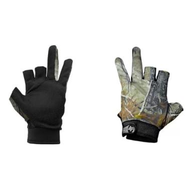 Imagem de Luva Pesca Tiro Esportivo Albatroz YL013 New Camu Dois Dedos Nylon Antiderrapante