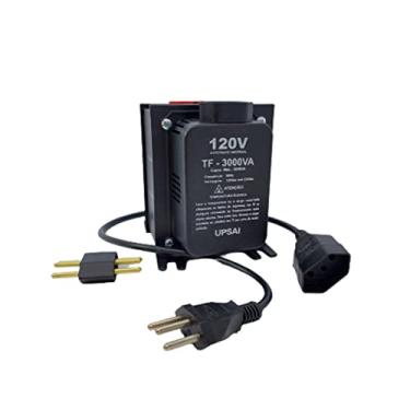 Imagem de Auto Transformador de Voltagem Conversor 3000va Automático Bivolt 110v / 220v ou 220v / 110v Upsai 51000300