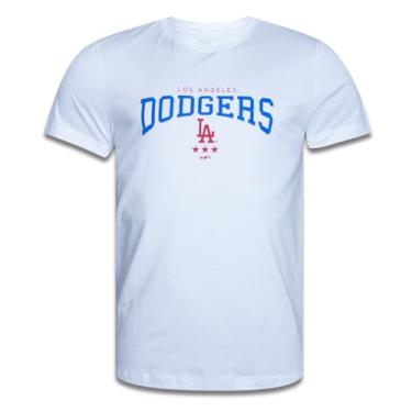 Imagem de Camiseta New Era Feminina Regular MLB Los Angeles Dodgers Manga Curta Branca