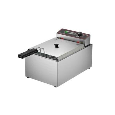 Imagem de Fritadeira Elétrica Óleo Aço Inox FRCE 5 L Metalcubas Elétrico - 220V