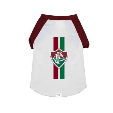 Imagem de Camiseta Pet Fluminense Escudo Branca - Manto Pet