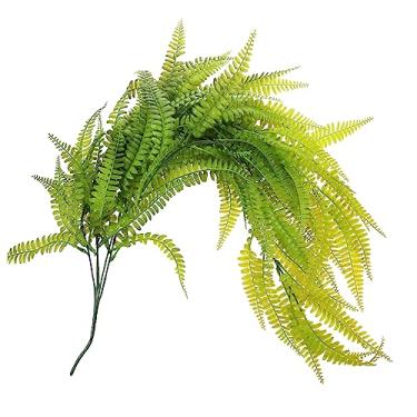 Imagem de SUPVOX Decoração De Parede Pendurada 2 Peças Pteris Parede Pendurado Porta Frontal De Plástico O Banner Guirlanda Artificial