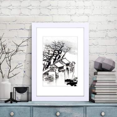 Imagem de Porta-retratos Parede, Branco, A3 pode colocar 29,5x42cm