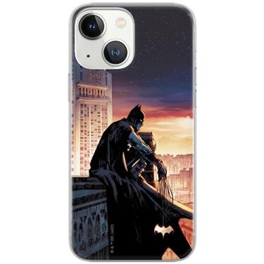Imagem de Ert Group Capa de celular para iPhone 13 original e oficial licenciada pela DC com design Batman 060 perfeitamente adaptado à forma do celular, feita de TPU (poliuretano termoplástico)