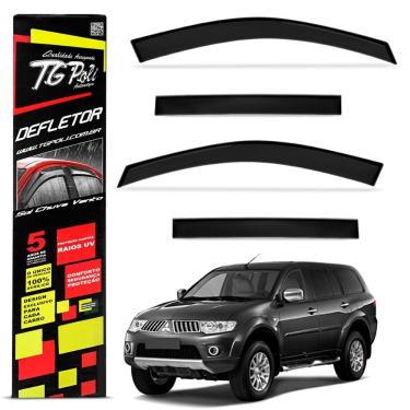 Imagem de Calha de Chuva Pajero Dakar 2009 a 2016 Defletor Fumê Tgpoli