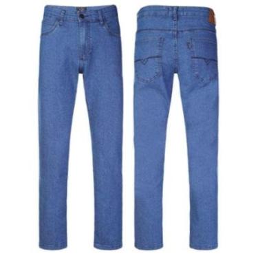Imagem de Calça jeans straight com elastano Vilejack-Masculino
