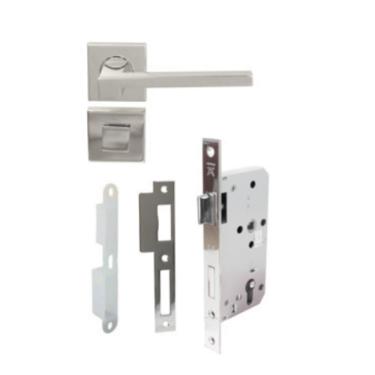 Imagem de Fechadura Para Porta De Abrir De Banheiro Dritto Inox Hafele