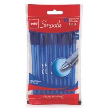 Imagem de Cello Caneta Smooth Stick, azul (1,25 por pacote)