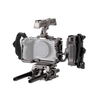 Imagem de Tiltaing Pro Kit Compatível com Sony FX3 | Compatível com o cabo superior original, ARCA Quick Release | Placa de montagem superior, design integrado, portátil e leve - cinza tático | TA-T13-C