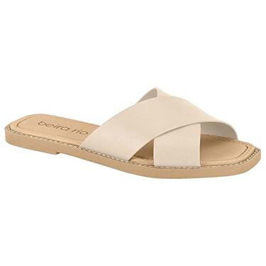 Imagem de Chinelo rasteirinha Beira Rio 8494.100 Napa Turim faixas X