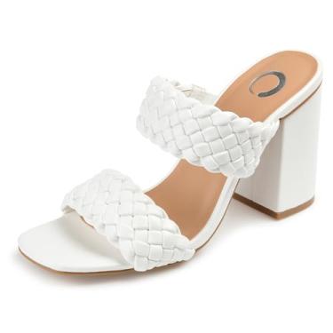 Imagem de Journee Collection Melissa Pump Feminino, Branco, 8.5