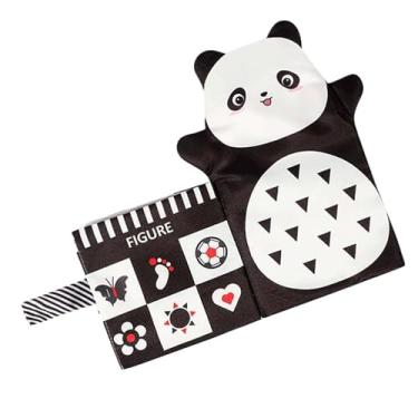 Imagem de Generic O bebê não pode rasgar a cauda livros livro de pano do bebê desenvolvimento precoce toque sentir mão fantoche livro de tecido para companheiro, panda