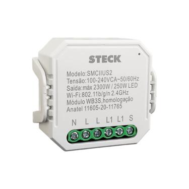 Imagem de Módulo De Mini-Interruptor Interno Wi-Fi Smarteck 4x2 10A Cód. SMCIIUS2 – Steck