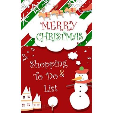 Imagem de Merry Christmas Shopping & To Do List: A simple log/tracker notebook for to plan activity on Christmas Holiday Season : red & green cover