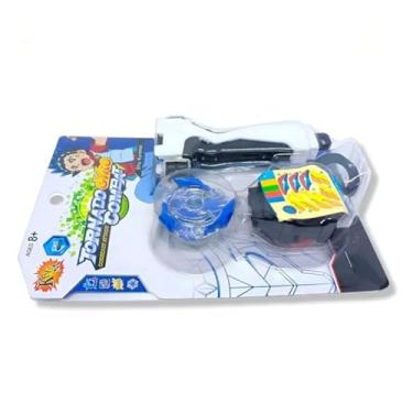 Imagem de Kit Pião com Lançador Batalha em Arenas Brinquedo para Montagem Infantil Criança