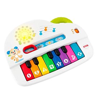 Imagem de Aprender e Brincar Piano Cachorrinho Fisher Price, Mattel, Branco