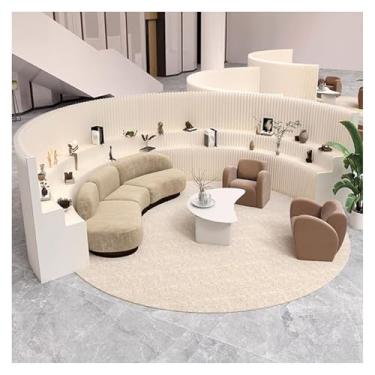 Imagem de Biombos e Divisórias Tela De Privacidade Portátil Dobrável Para Separação De Ambientes, Divisor De Parede De Papel Ajustável Com Prateleiras, Comprimento Retrátil De 6,56 A 13,12 Pés(200x180cm/6.56x5.