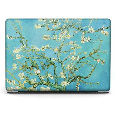 Imagem de Compatível com MacBook Pro 33.0 cm Art Case Skin, 2022, 2021, 2020-2018 versão A1708 Flower Hard Shell com capa de teclado e protetor de tela (flor de amendoeira por Vincent Van Gogh)