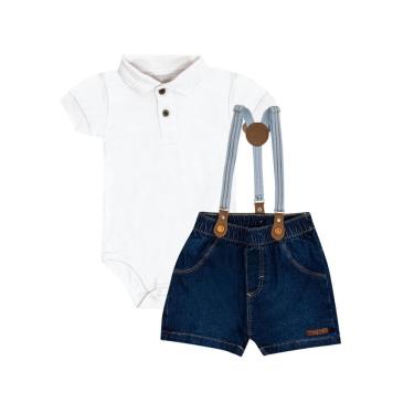 Imagem de Conjunto Menino Infantil Suspensório Pulla Bulla Ref. 50572